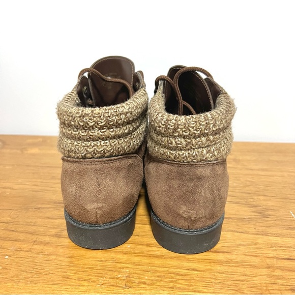 Coasters 90s Brown leather booties size 10 - Picture 2 of 6